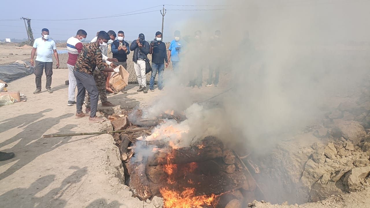 ₹17.5 Crore Worth Drugs Destroyed in Nagaon