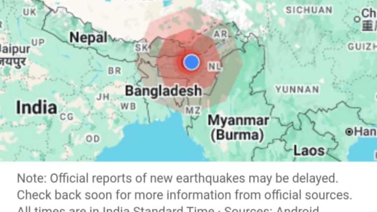 5.6 Magnitude Earthquake Shakes Assam and Northeast India