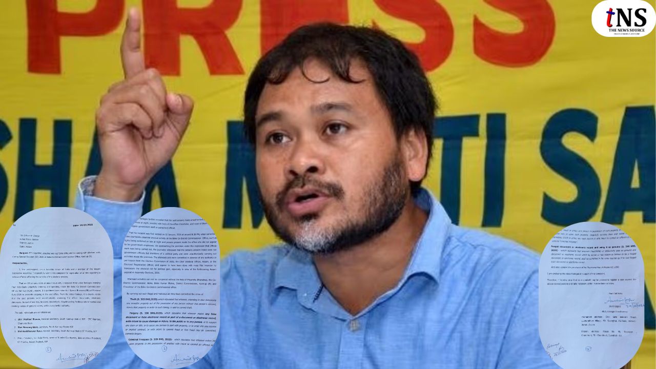 Akhil Gogoi Files FIR Alleging Vote Theft Against BJP Leaders in Assam