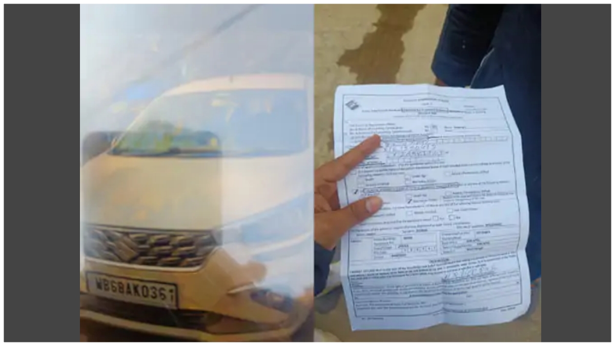 Form 7 Bankura case 4000 Form 7 recovered from BJP vehicle