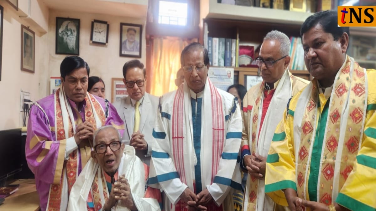 Dr Nagen Saikia Receives D Lit Honour from Srimanta Sankaradeva University