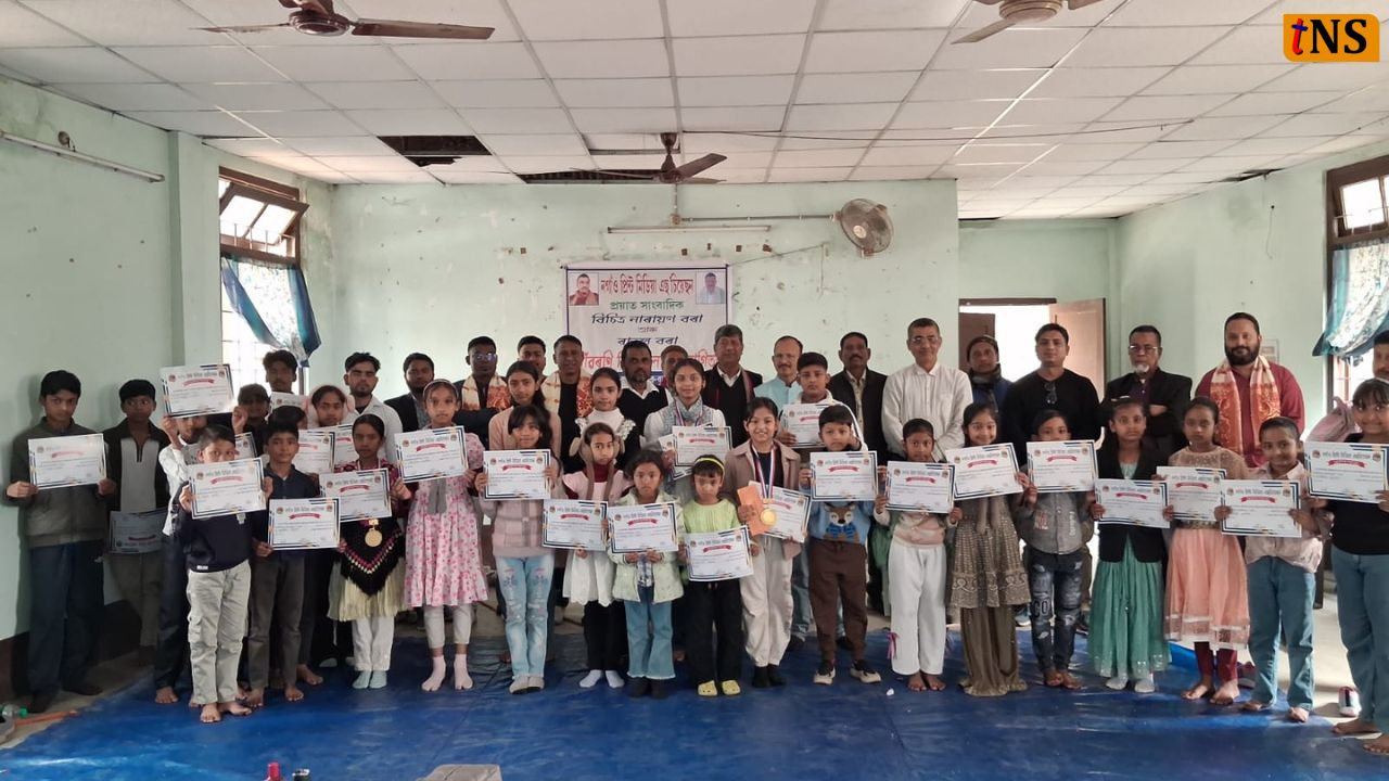 Painting Competition Held in Nagaon in Memory of Late Journalists