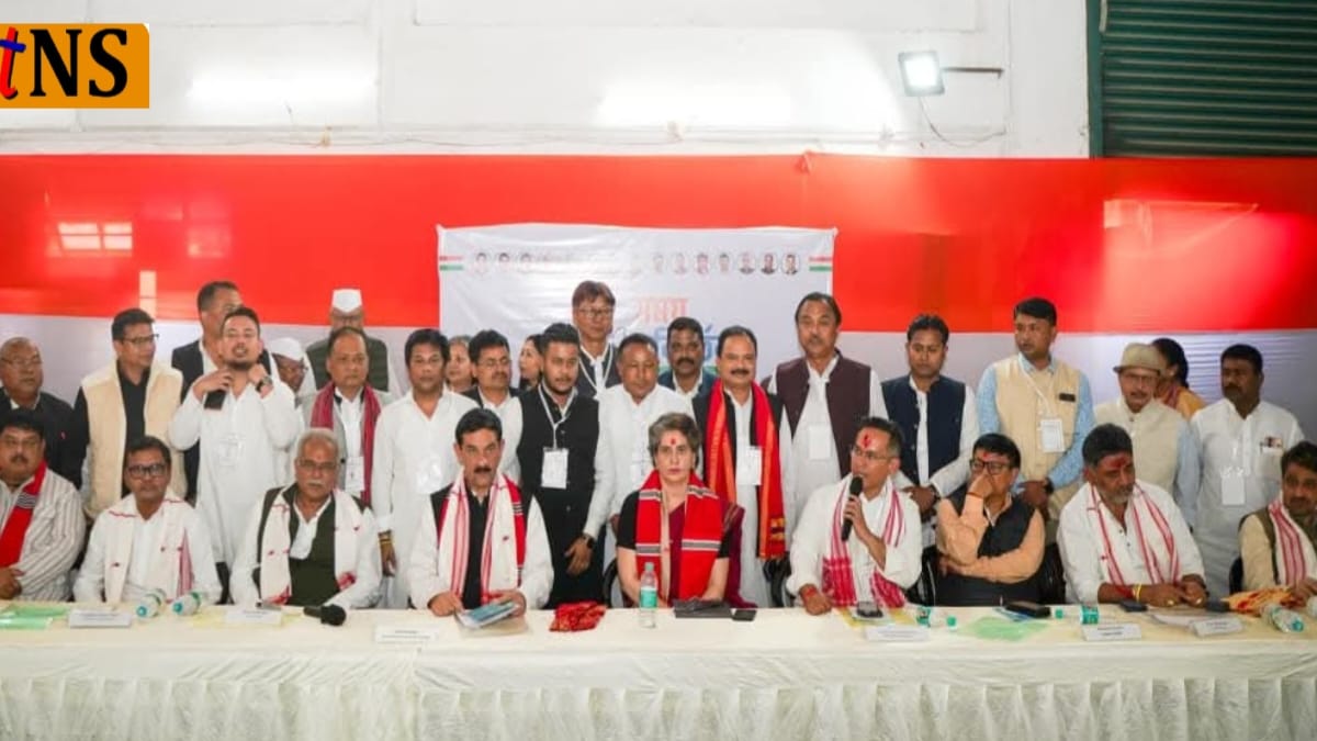 Priyanka Gandhi Holds Key Screening Committee Meeting During Assam Visit
