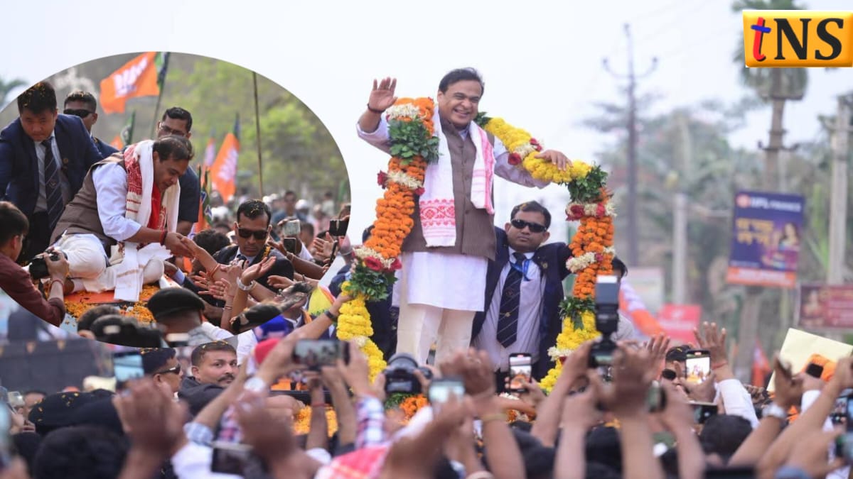Massive Public Response to Jan Ashirwad Yatra Assam Led by CM Himanta Biswa Sarma