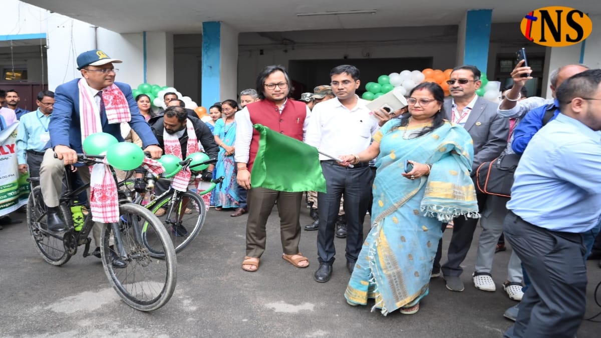 Nagaon Voter Awareness Campaign: DC Joins Cycle Rally to Boost Voter Participation