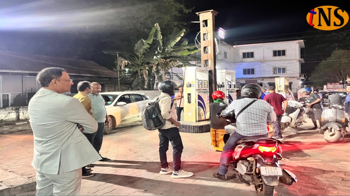 Fuel Shortage Rumor: Nagaon DC Conducts Midnight Inspection at Petrol Pumps