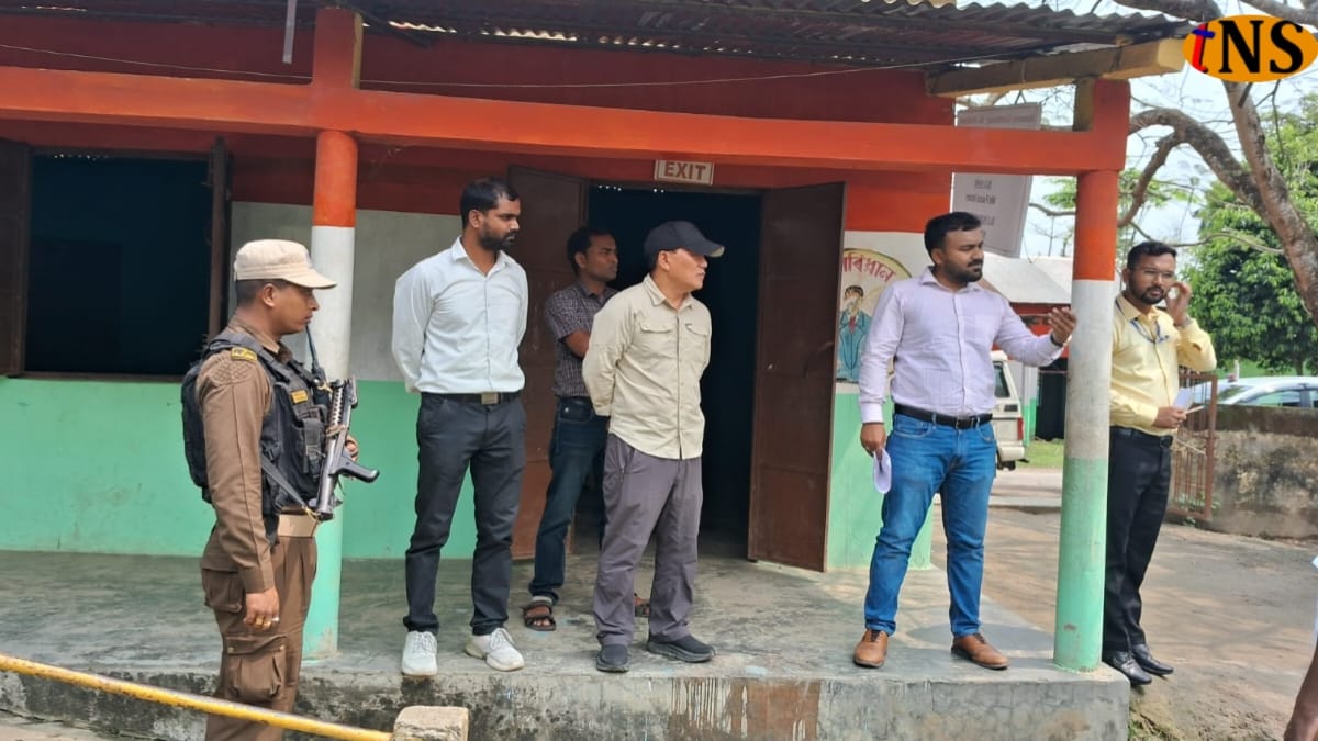 Election Observer Inspects Rupahihat Polling Stations in Nagaon
