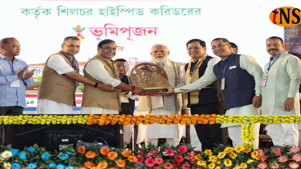PM Narendra Modi Lays Foundation Stone of Guwahati–Silchar High-Speed Corridor