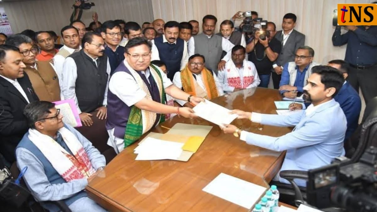 NDA Candidates File Rajya Sabha Nomination in Assam for Three Seats