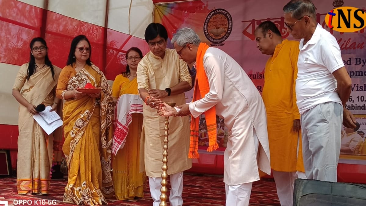 Spring Festival Celebrated at Rabindranath Tagore University with Colourful Cultural Performances