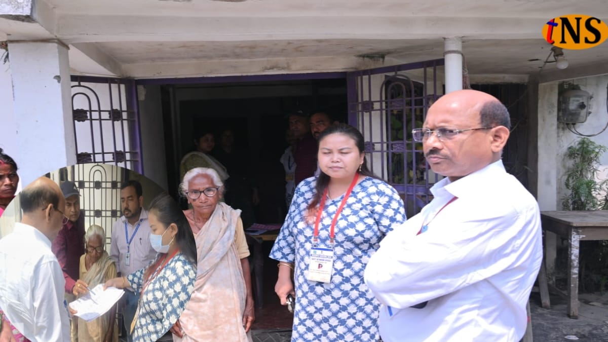 General Observer Monitors Home Voting Process in Assam’s Barhampur