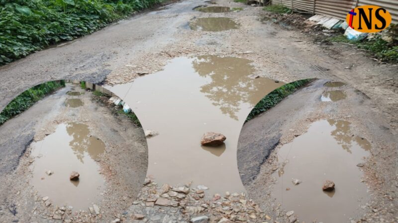 Dangerous Condition of Bebejia-Dakshinpat-Barkola Road Raises Accident Risk