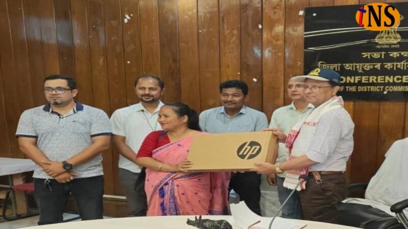 DC Distributes Laptops to 51 Digital Banking Sakhis in Nagaon