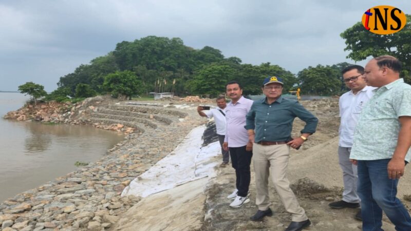 DC Devashish Sharma Inspects Hatimura Erosion-Affected Area, Directs Faster Protective Measures